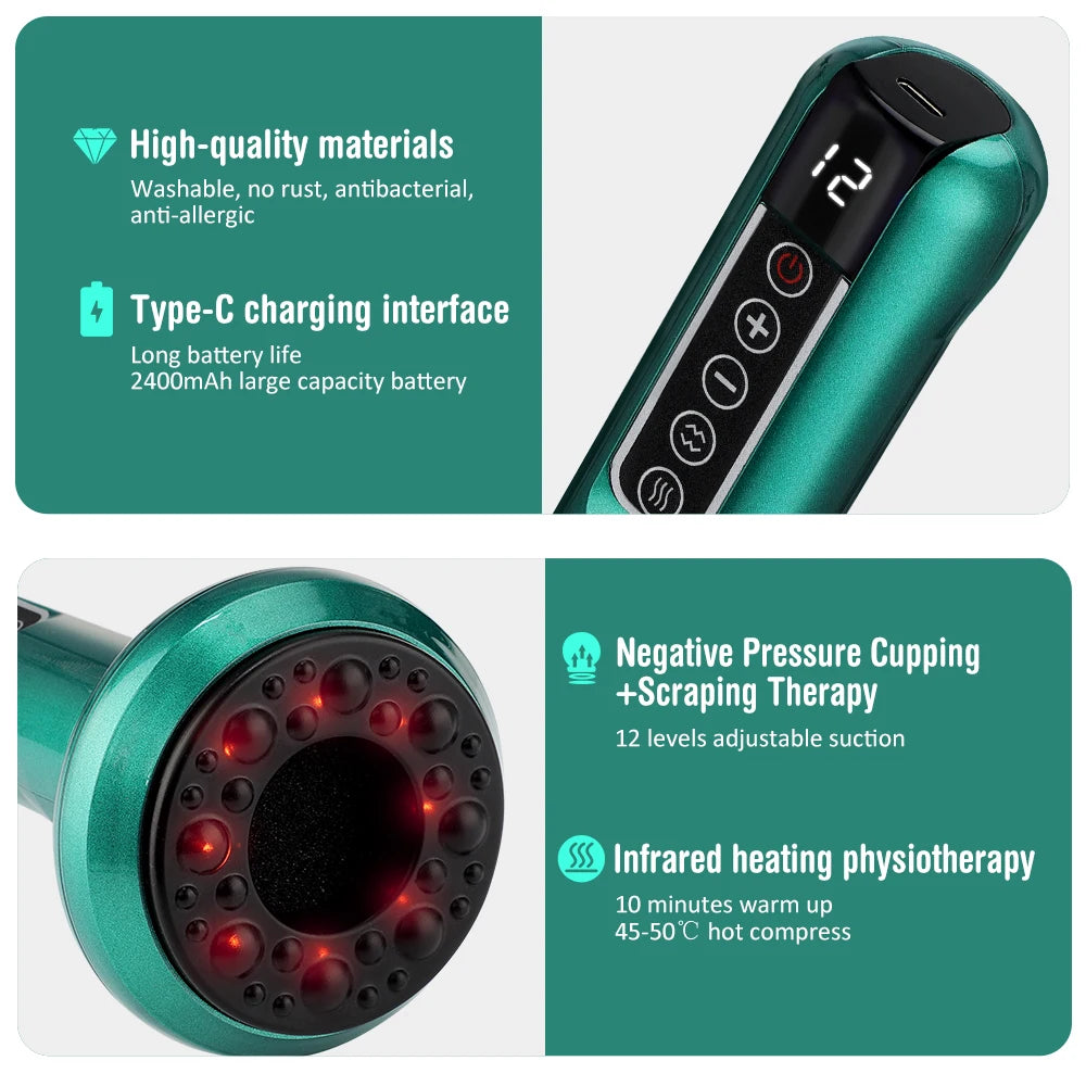 EmsTonePro Electric Cupping Massager